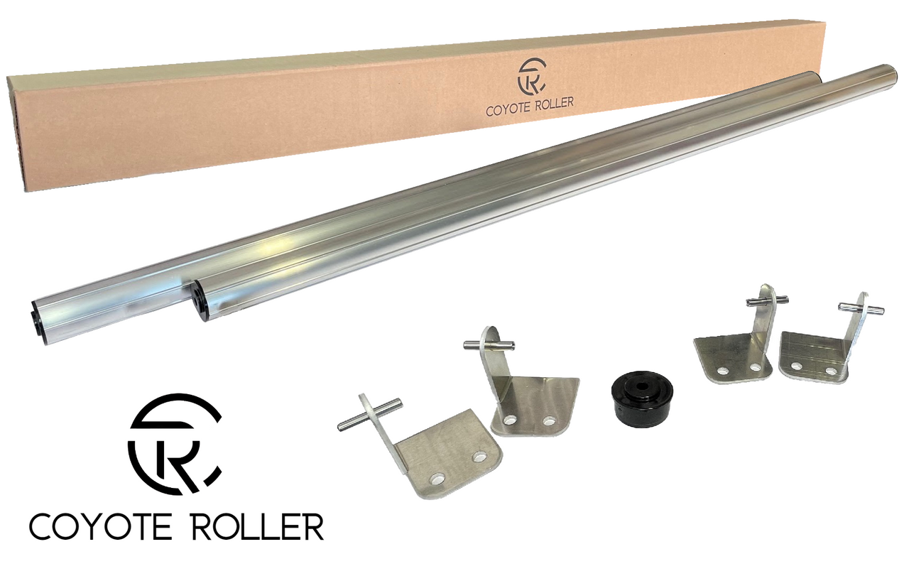 4 Foot Fence Coyote Roller Kit- <br> 1 Rollers, 2 Brackets