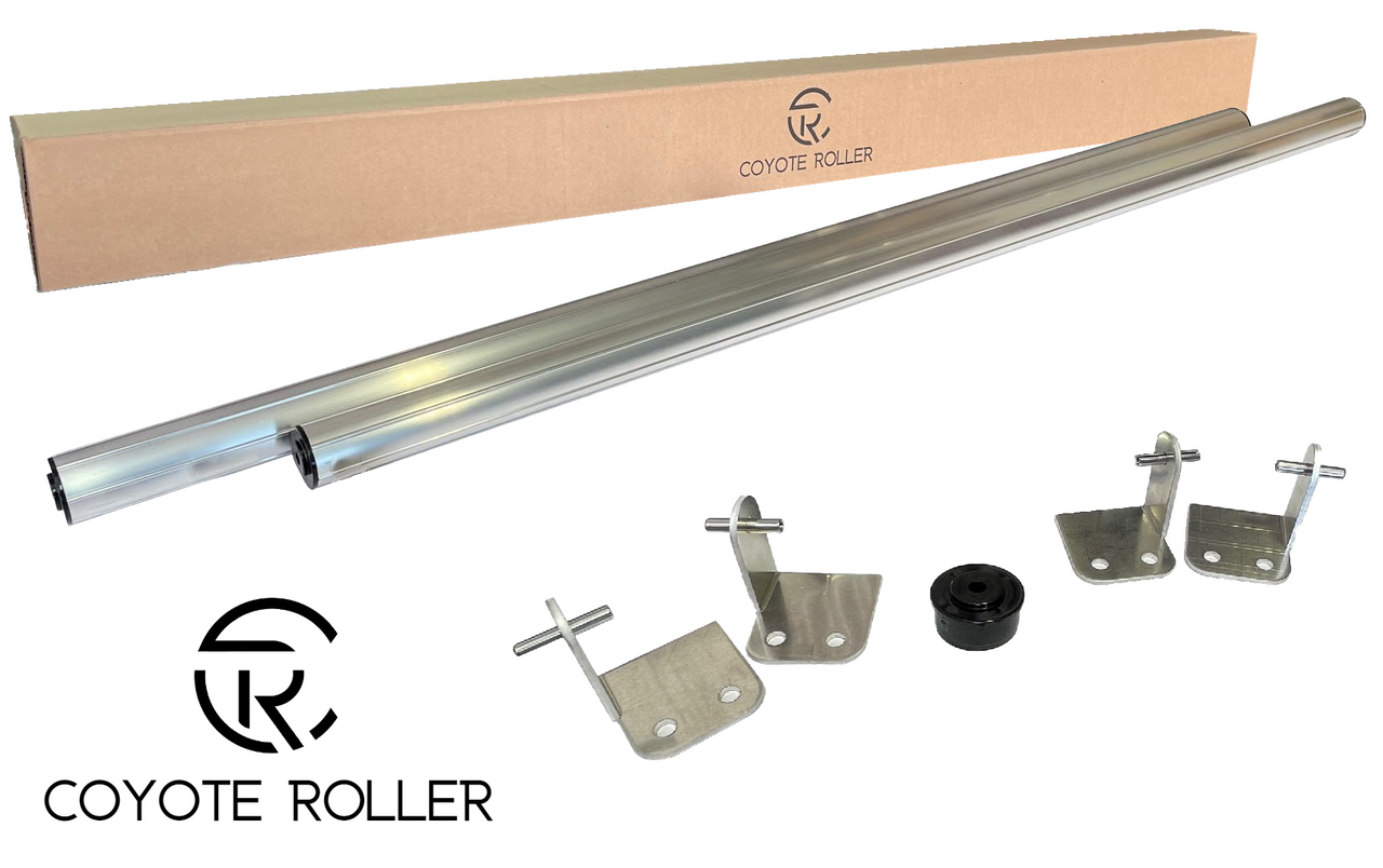 28 Foot Fence Coyote Roller Kit- <br> 7 Rollers, 9 Brackets, 2 End Caps