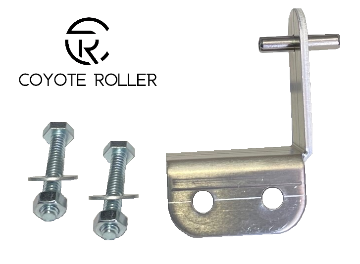 Wood Flat Top (NO TOP RAIL) Mounting Bracket and Hardware for Coyote Roller