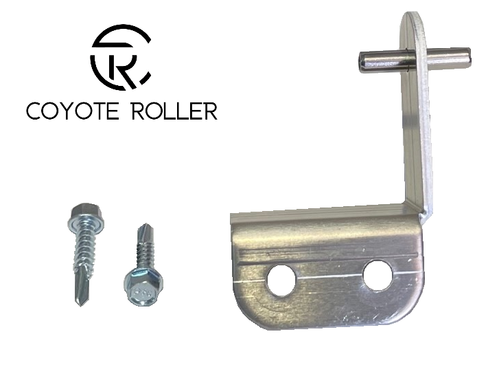 Vinyl Fence Mounting Bracket and Hardware for Coyote Roller